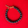 Etheric Jewels Adjustable Natural Volcanic Lava Stone Bracelet for Grounding Energy, Centeredness & Relief from Stress Infused in essential oil for calming effect (Free Shipping)