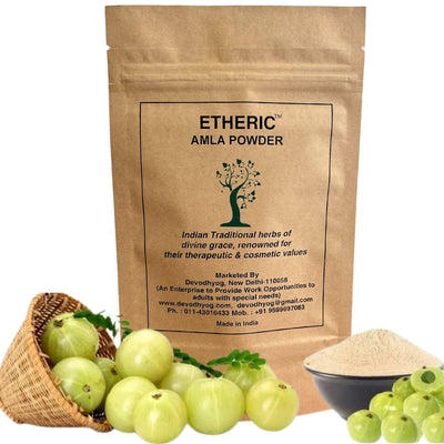 Etheric Amla Powder – Herbal Hair Growth & Hair Strengthening Treatment