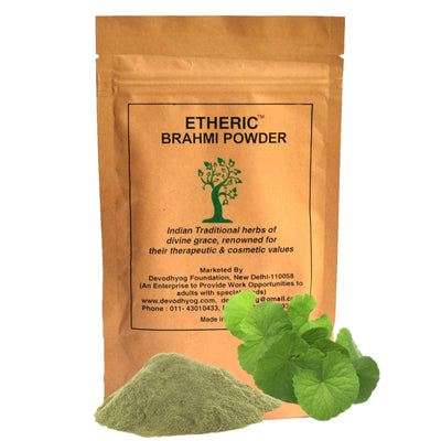 Etheric Brahmi Powder – Herbal Scalp & Hair Care Treatment