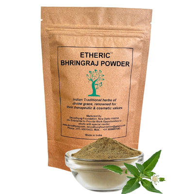 Etheric Bhringraj Powder – Herbal Hair Growth & Hair Care Treatment