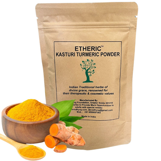 Etheric Kasturi Turmeric Powder – Natural Skin Brightening & Acne Care Treatment
