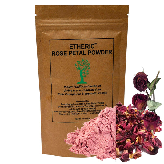 Etheric Rose Petal Powder – Natural Skin Rejuvenation & Glow Care