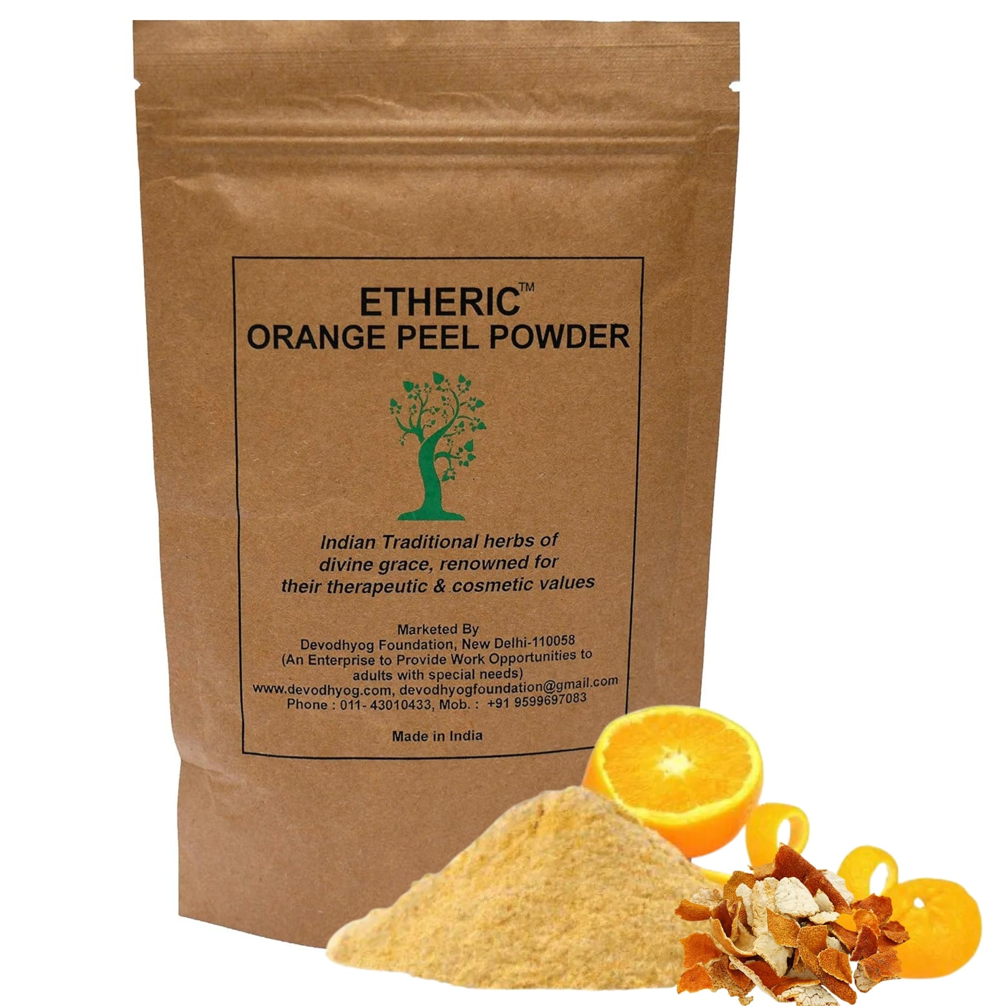 Etheric Orange Peel Powder for Anti Acne & Pimples (150 gm)