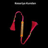 Etheric Kundan, Meena, Pearl, Crystal, Gemstone Handmade Design Rakhi (Option To Ship Directly)