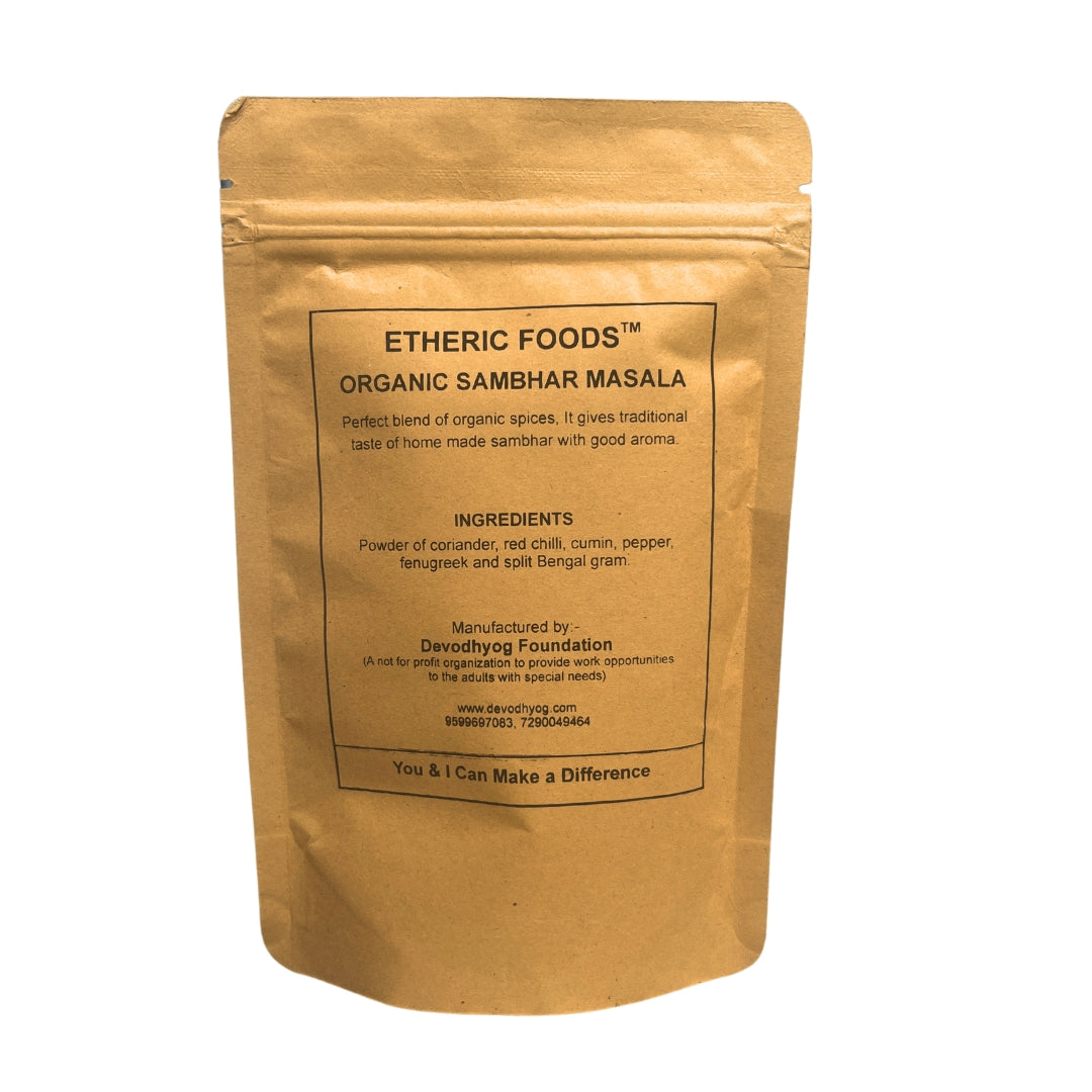 Etheric Foods Sambhar Masala – Pure & Organic South Indian Spice Blend