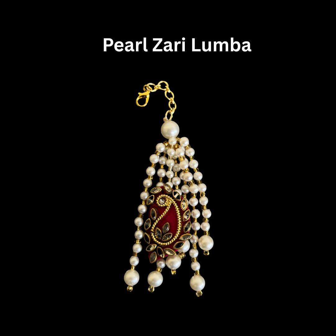 Etheric Kundan, Meena, Pearl, Crystal, Gemstone Handmade Design Rakhi (Option To Ship Directly)