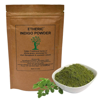 Etheric Natural Indigo Hair Color – Ammonia & PPD Free Herbal Black Hair Dye