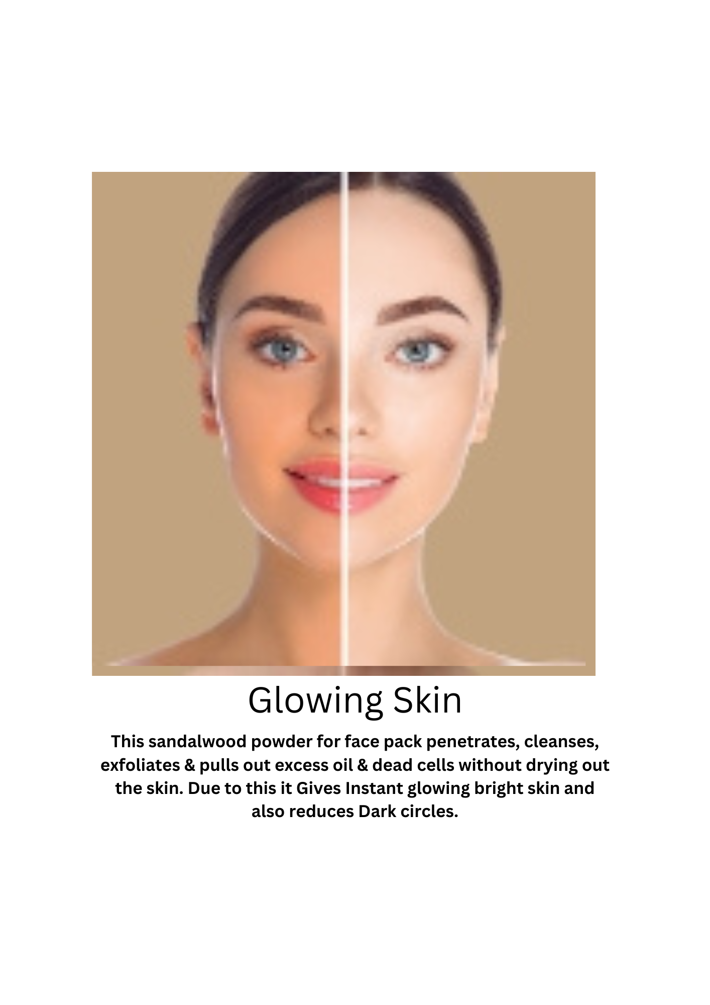 Etheric Sandalwood Powder – Natural Skin Brightening & Glow Care Face Pack