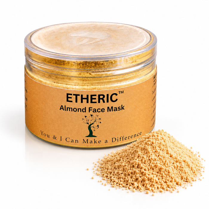 ETHERIC Almond Face Pack & Ubtan – For Tan Removal & Natural Glow