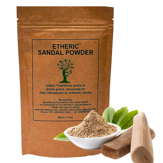 Etheric Sandalwood Powder – Natural Skin Brightening & Glow Care Face Pack